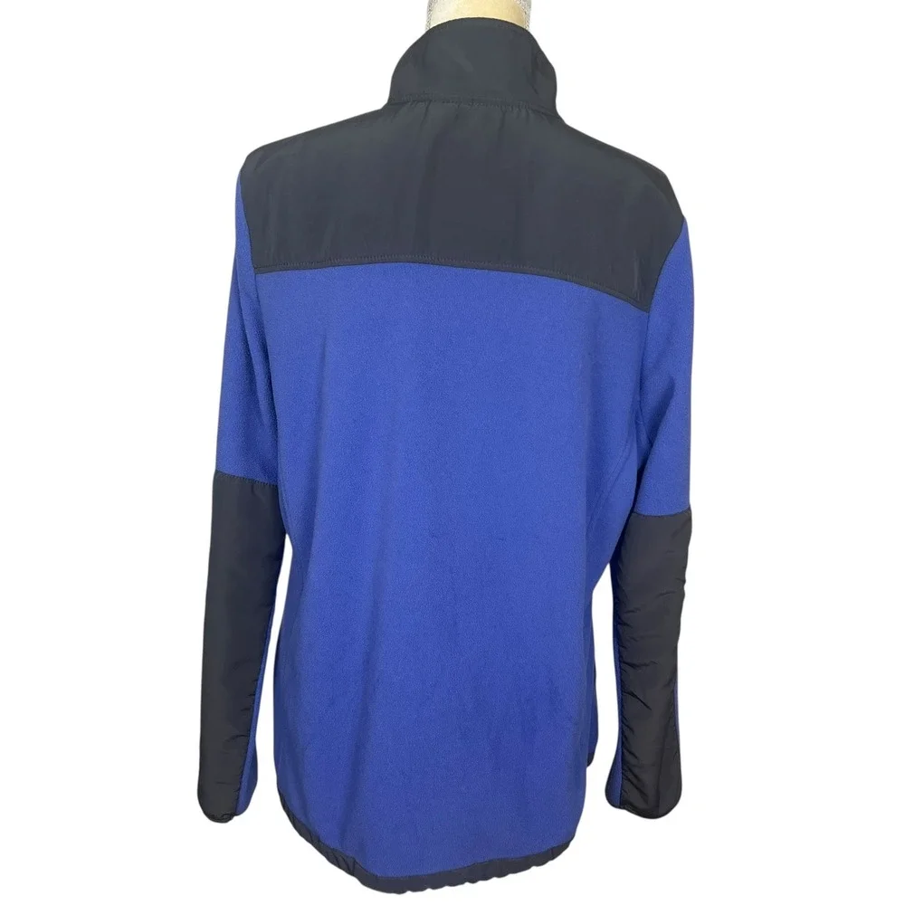 Everlast Sport Women's Full Zip Fleece Jacket Purple Charcoal Black/Gray Size XL